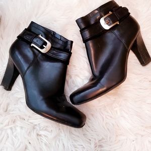 Leather Heeled Boots Size 8.5